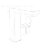 Single-lever countertop washbasin tap with temperature limiter Valthe