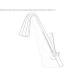 Countertop washbasin tap made of chrome-plated brass Apold
