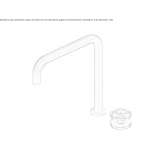 Hydrogressive stainless steel washbasin tap with adjustable spout Korgan