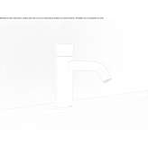 Bateria umywalkowa nablatowa ze stali nierdzewnej, 1-otworowa Outes