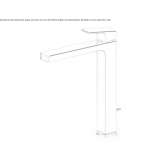 Countertop washbasin tap with aerator Loiching