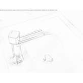 Electronic washbasin faucet Debica