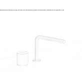 2-hole hydroprogressive stainless steel washbasin faucet Mondejar