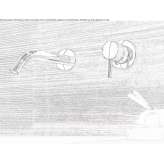 2-hole wall-mounted washbasin tap Wiltz
