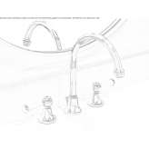 Classic, 3-hole washbasin tap Solarino