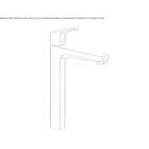 Single-lever washbasin tap in chrome-plated brass Rice