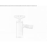 Hydroprogressive 1-hole stainless steel washbasin faucet with adjustable spout Cuitiva