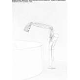 Metal washbasin tap Ozonak