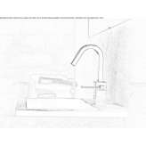 Washbasin tap with automatic stopper Castione