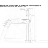 Single-lever, 1-hole washbasin faucet Oakleigh