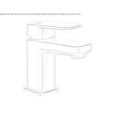 Single-lever washbasin tap Valthe
