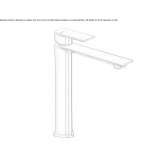 Single-lever countertop washbasin tap Ilford