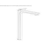 Single-lever countertop washbasin tap Imatra