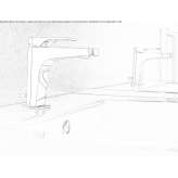 Countertop washbasin tap Badoere