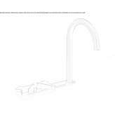 3-hole washbasin tap with swivel spout Gualaco