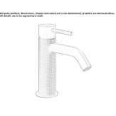 Countertop washbasin tap made of stainless steel Lubian
