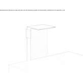 Contemporary free standing washbasin faucet in stainless steel Jarrell
