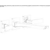 3-hole brass wall-mounted washbasin faucet Nauen