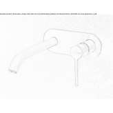Wall faucet with spout Hoshcha