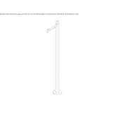 Free-standing washbasin tap made of stainless steel Mislata