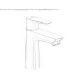 Single-lever countertop washbasin tap Viticuso