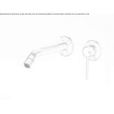 Wall faucet with adjustable spout Emmen