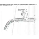 Single-hole wall-mounted washbasin tap Bemidji