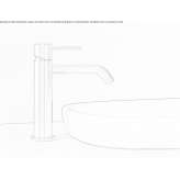 Single-lever countertop washbasin tap Galegos