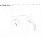 Wall-mounted washbasin tap Kuhmo