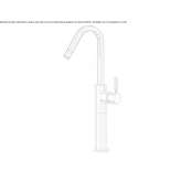 Single-lever countertop washbasin tap Humay
