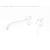 Wall faucet with spout Emmen