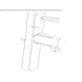 Countertop washbasin tap with temperature limiter Budingen