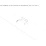 Stainless steel wall-mounted washbasin tap with plate Coux