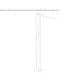 Floor-standing single-lever washbasin tap Hipstedt