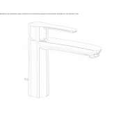 Single-lever countertop washbasin tap Yakutiye