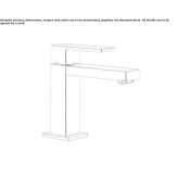 1-hole, brass countertop washbasin faucet Osiek