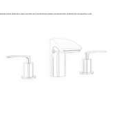 3-hole washbasin tap Mocoa