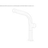 Single-lever, 1-hole washbasin faucet Pliska