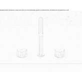 3-hole countertop washbasin tap Mislata