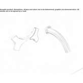 Set of 2 single taps for wall mounting Gualaco