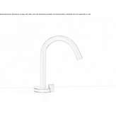 Stainless steel single-lever washbasin tap Suruc