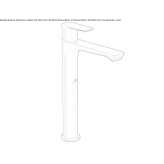 Single-lever countertop washbasin tap Brusperk