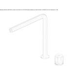 Single-lever washbasin tap made of stainless steel Mislata