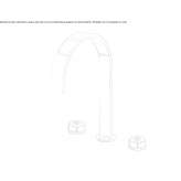 3-hole countertop washbasin tap Isokyroe