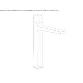 Single-lever countertop washbasin tap Ceton