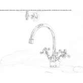 Classic style washbasin tap Swanley