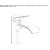 Single-lever countertop washbasin tap made of chrome-plated brass Aprozi