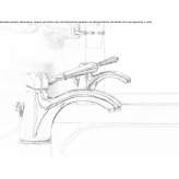 Single-lever, 1-hole washbasin faucet Hordt