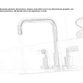 3-hole countertop washbasin tap Vasilati