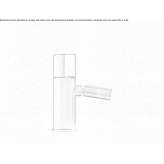 1-hole stainless steel basin tap with adjustable spout Schladen
